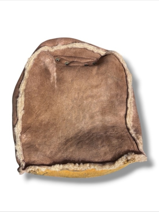 SUNDANCE SHEEPSKIN & LEATHER Shearling & Leather Backpack Handmade main image 12